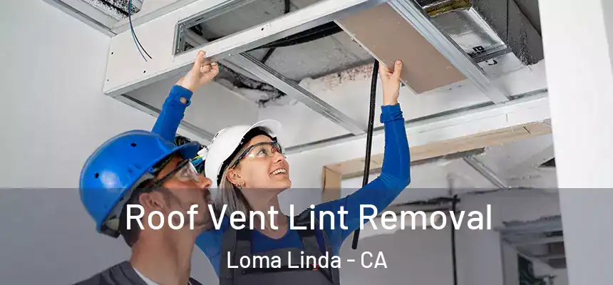 Roof Vent Lint Removal Loma Linda - CA